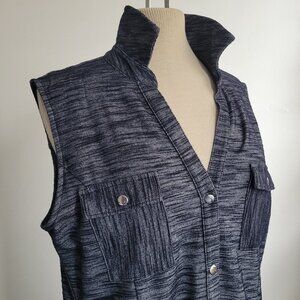 N.Y. & Co. Sleeves Stretch Maxi Dress (Size: Large)